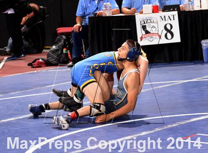 Thumbnail 1 in CIF State Wrestling Championships (Round 2)  photogallery.