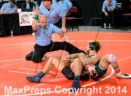 Thumbnail 1 in CIF State Wrestling Championships (Round 2)  photogallery.