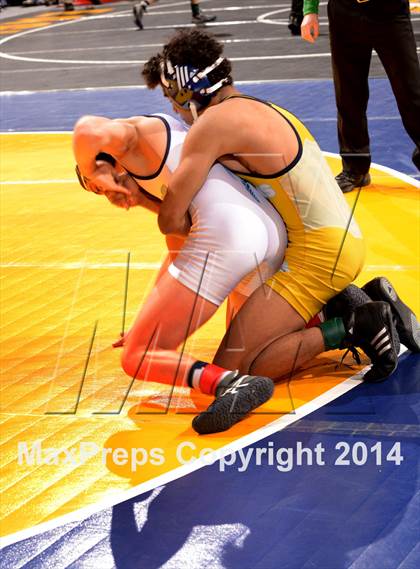 Thumbnail 1 in CIF State Wrestling Championships (Round 2)  photogallery.