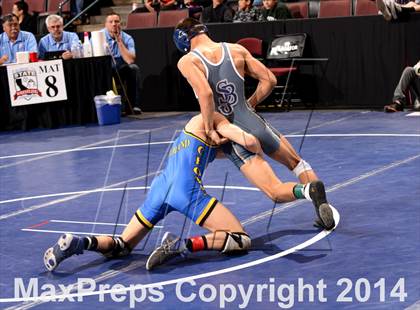 Thumbnail 1 in CIF State Wrestling Championships (Round 2)  photogallery.
