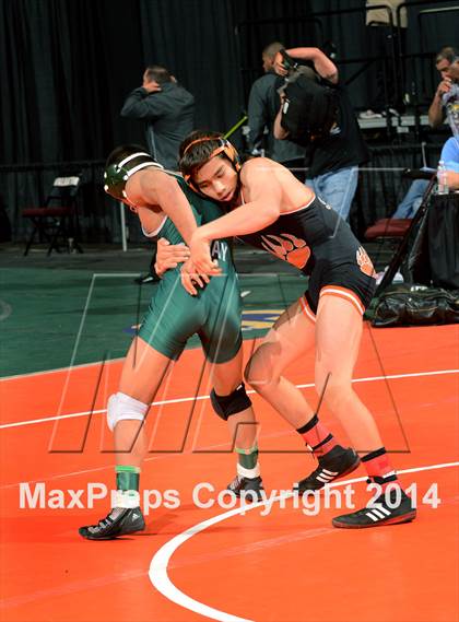 Thumbnail 1 in CIF State Wrestling Championships (Round 2)  photogallery.