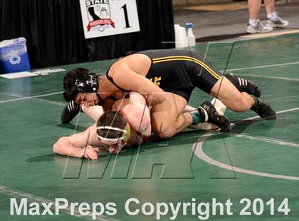 Thumbnail 2 in CIF State Wrestling Championships (Round 2)  photogallery.
