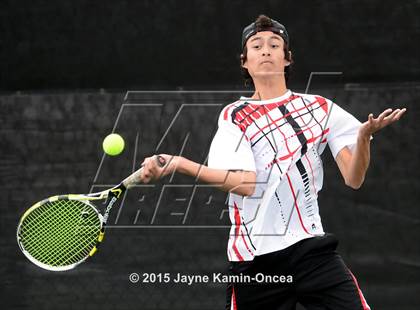 Thumbnail 3 in Valencia, Golden Valley, Hart vs West Ranch (Foothill League Finals) photogallery.