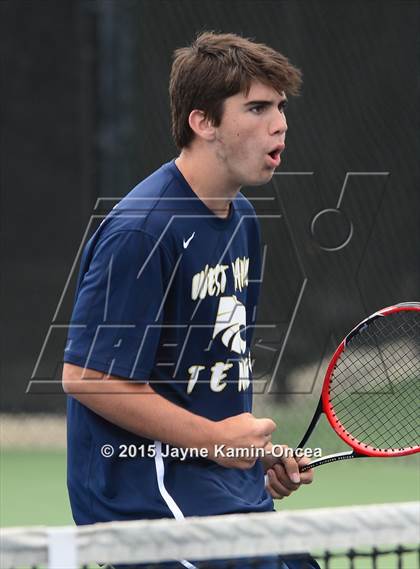 Thumbnail 3 in Valencia, Golden Valley, Hart vs West Ranch (Foothill League Finals) photogallery.
