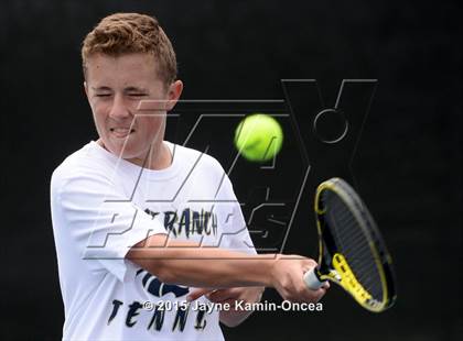 Thumbnail 1 in Valencia, Golden Valley, Hart vs West Ranch (Foothill League Finals) photogallery.