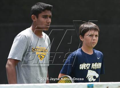 Thumbnail 2 in Valencia, Golden Valley, Hart vs West Ranch (Foothill League Finals) photogallery.