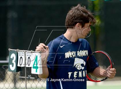 Thumbnail 3 in Valencia, Golden Valley, Hart vs West Ranch (Foothill League Finals) photogallery.