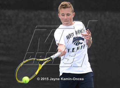 Thumbnail 2 in Valencia, Golden Valley, Hart vs West Ranch (Foothill League Finals) photogallery.