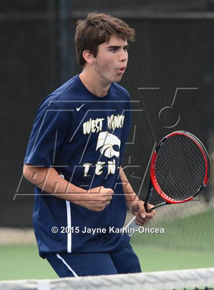 Thumbnail 1 in Valencia, Golden Valley, Hart vs West Ranch (Foothill League Finals) photogallery.