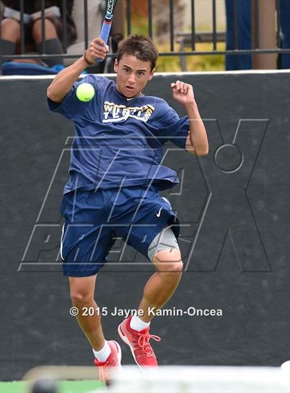 Thumbnail 2 in Valencia, Golden Valley, Hart vs West Ranch (Foothill League Finals) photogallery.