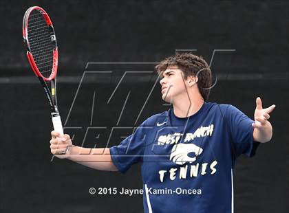 Thumbnail 3 in Valencia, Golden Valley, Hart vs West Ranch (Foothill League Finals) photogallery.