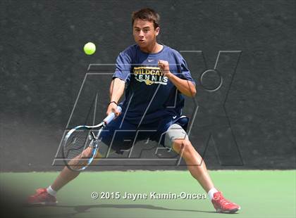 Thumbnail 2 in Valencia, Golden Valley, Hart vs West Ranch (Foothill League Finals) photogallery.