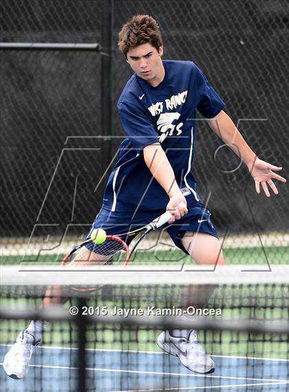 Thumbnail 2 in Valencia, Golden Valley, Hart vs West Ranch (Foothill League Finals) photogallery.