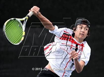 Thumbnail 2 in Valencia, Golden Valley, Hart vs West Ranch (Foothill League Finals) photogallery.