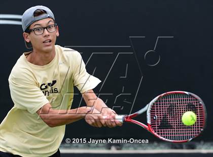 Thumbnail 1 in Valencia, Golden Valley, Hart vs West Ranch (Foothill League Finals) photogallery.
