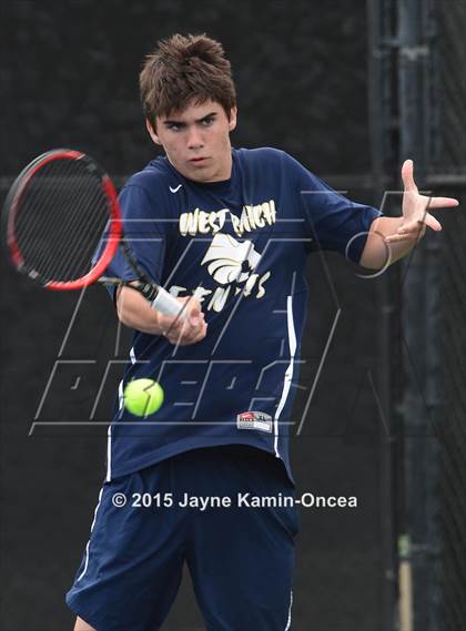 Thumbnail 1 in Valencia, Golden Valley, Hart vs West Ranch (Foothill League Finals) photogallery.