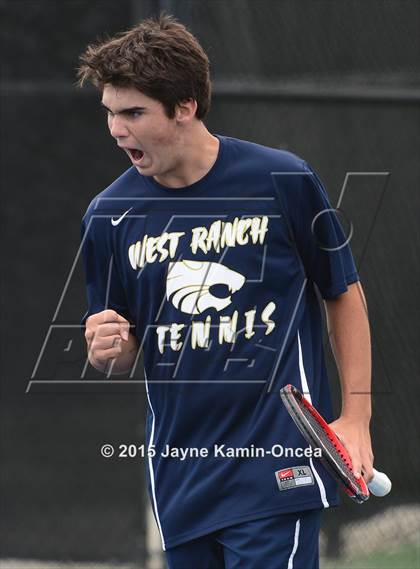 Thumbnail 3 in Valencia, Golden Valley, Hart vs West Ranch (Foothill League Finals) photogallery.