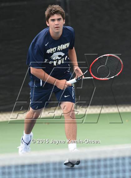 Thumbnail 1 in Valencia, Golden Valley, Hart vs West Ranch (Foothill League Finals) photogallery.