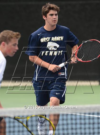 Thumbnail 1 in Valencia, Golden Valley, Hart vs West Ranch (Foothill League Finals) photogallery.