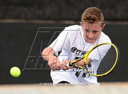 Thumbnail 2 in Valencia, Golden Valley, Hart vs West Ranch (Foothill League Finals) photogallery.