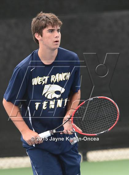 Thumbnail 3 in Valencia, Golden Valley, Hart vs West Ranch (Foothill League Finals) photogallery.