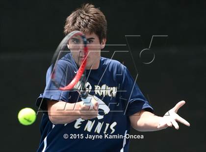 Thumbnail 1 in Valencia, Golden Valley, Hart vs West Ranch (Foothill League Finals) photogallery.