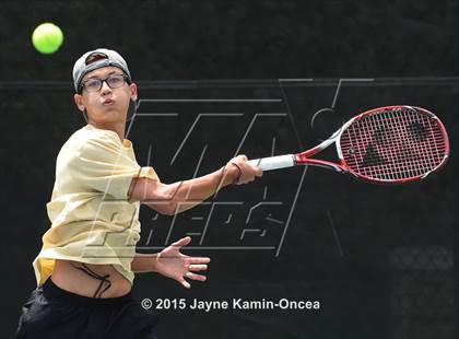 Thumbnail 2 in Valencia, Golden Valley, Hart vs West Ranch (Foothill League Finals) photogallery.
