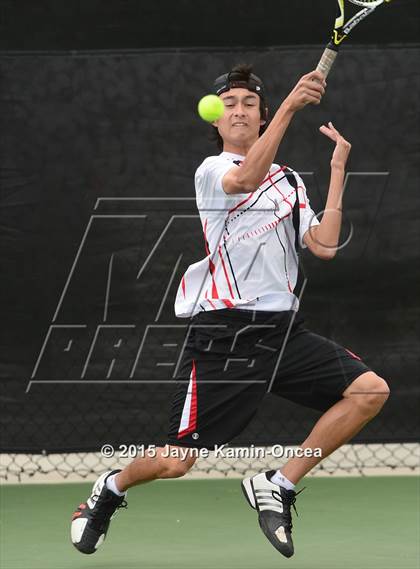 Thumbnail 2 in Valencia, Golden Valley, Hart vs West Ranch (Foothill League Finals) photogallery.