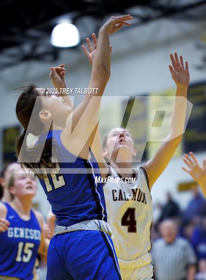 Thumbnail 1 in Geneseo @ Caledonia-Mumford (NYSPHAA Section V Class C1 Semi Final) photogallery.