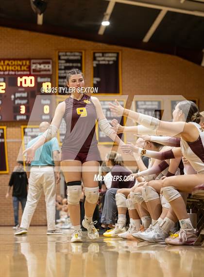 Thumbnail 2 in Cactus Shadows @ Salpointe Catholic (4A Quarterfinal) photogallery.