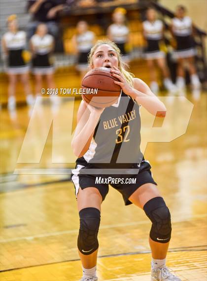 Thumbnail 3 in West vs Blue Valley (KSHSAA 6A Sub State Playoff) photogallery.