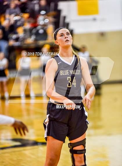 Thumbnail 1 in West vs Blue Valley (KSHSAA 6A Sub State Playoff) photogallery.