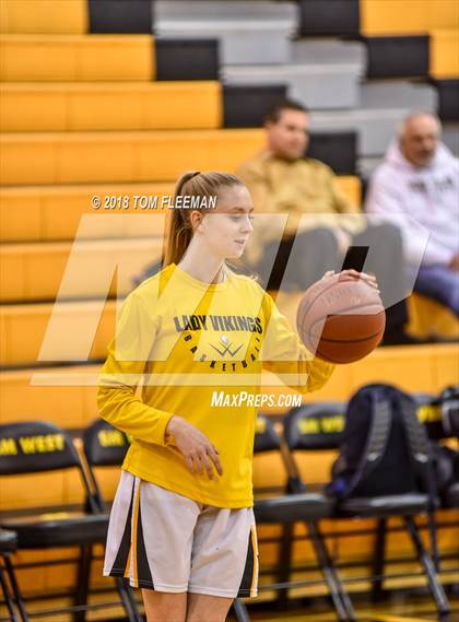 Thumbnail 3 in West vs Blue Valley (KSHSAA 6A Sub State Playoff) photogallery.