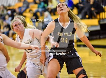 Thumbnail 3 in West vs Blue Valley (KSHSAA 6A Sub State Playoff) photogallery.