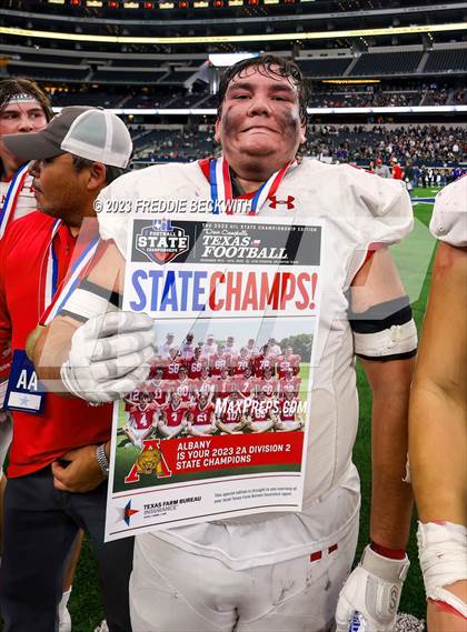 Thumbnail 1 in Albany vs. Mart (UIL 2A D2 Football Final) photogallery.