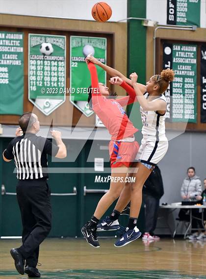 Thumbnail 1 in Folsom vs. Shabach Christian Academy (St. Mary's Stockton MLK Showcase) photogallery.
