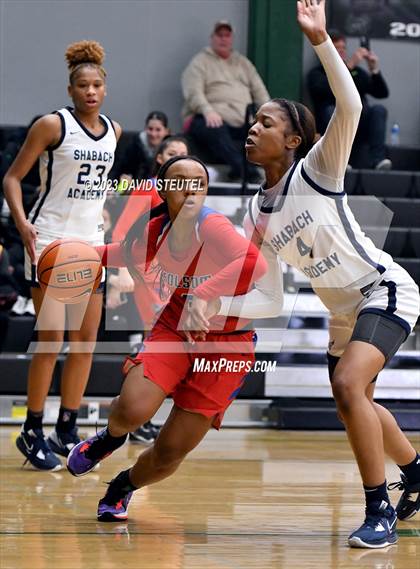 Thumbnail 2 in Folsom vs. Shabach Christian Academy (St. Mary's Stockton MLK Showcase) photogallery.