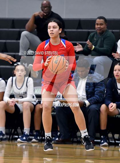 Thumbnail 1 in Folsom vs. Shabach Christian Academy (St. Mary's Stockton MLK Showcase) photogallery.