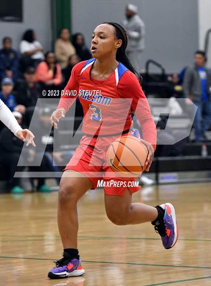 Thumbnail 2 in Folsom vs. Shabach Christian Academy (St. Mary's Stockton MLK Showcase) photogallery.