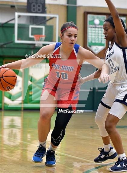 Thumbnail 2 in Folsom vs. Shabach Christian Academy (St. Mary's Stockton MLK Showcase) photogallery.