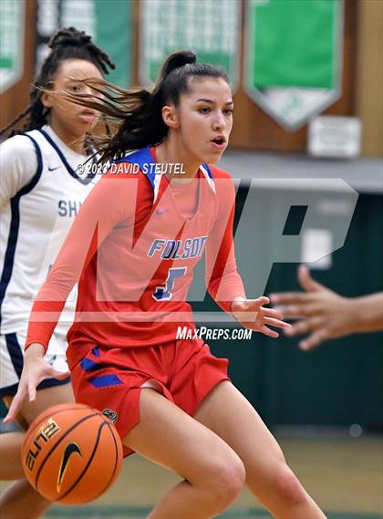 Thumbnail 3 in Folsom vs. Shabach Christian Academy (St. Mary's Stockton MLK Showcase) photogallery.