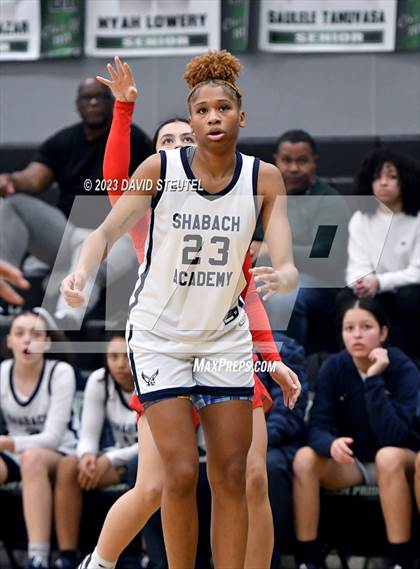 Thumbnail 1 in Folsom vs. Shabach Christian Academy (St. Mary's Stockton MLK Showcase) photogallery.