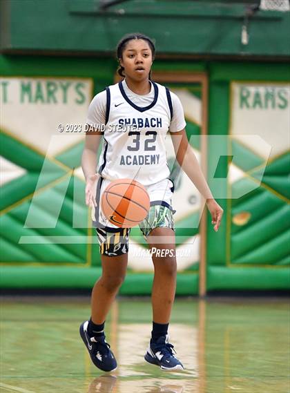 Thumbnail 2 in Folsom vs. Shabach Christian Academy (St. Mary's Stockton MLK Showcase) photogallery.
