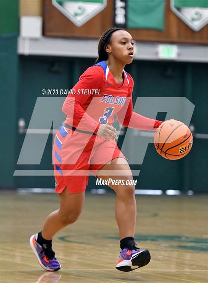 Thumbnail 1 in Folsom vs. Shabach Christian Academy (St. Mary's Stockton MLK Showcase) photogallery.
