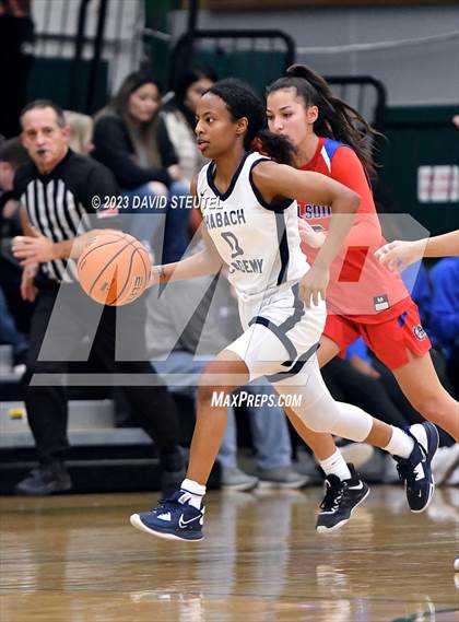 Thumbnail 1 in Folsom vs. Shabach Christian Academy (St. Mary's Stockton MLK Showcase) photogallery.