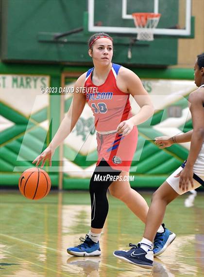 Thumbnail 2 in Folsom vs. Shabach Christian Academy (St. Mary's Stockton MLK Showcase) photogallery.