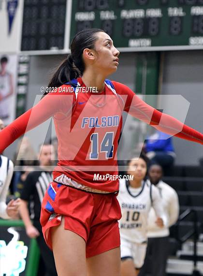 Thumbnail 1 in Folsom vs. Shabach Christian Academy (St. Mary's Stockton MLK Showcase) photogallery.