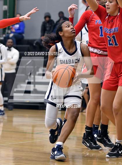 Thumbnail 3 in Folsom vs. Shabach Christian Academy (St. Mary's Stockton MLK Showcase) photogallery.