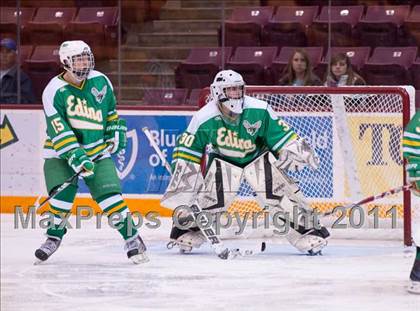 Thumbnail 2 in Duluth East vs Edina (Schwan Cup) photogallery.