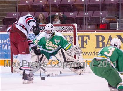 Thumbnail 1 in Duluth East vs Edina (Schwan Cup) photogallery.